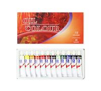 Ensemble De Tubes À Pigments Professionnels Pour Débutant, 12ml, 12/24 Couleurs, Peinture À L'huile, Dessin, Art Artistique