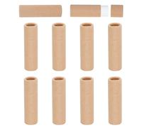 Ensemble de Tubes de Baume à Lèvres en Carton NICENEEDED 10 PCS, Tube de Rouge à Lèvres en Papier Rechargeable, Conteneur Vide de Brillant à Lèvres en Carton Rond