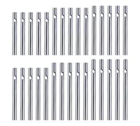 Ensemble De Tubes De Carillon À Vent De 30 Pièces, Décoration De Pendentif DIY, Matériaux De Fabrication De Carillon À Vent Artisanal, Tube en Aluminium De Carillon À Vent (6 Tailles)