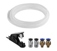 Ensemble de tubes PTFE pour imprimante 3D 2, 5 mm ID 4 mm OD avec coupe-tube et raccords rapides, kit de remplacement de ligne d ' alimentation de 10 m pour les travaux de maintenance et les tâches