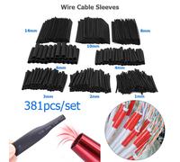 Ensemble de tubes thermorétractables d'isolation, 328 pièces, gaine thermorétractable, manchons de câble métallique, Kit de bricolage, gaine en polyoléfine isolée