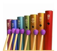 Ensemble de tubes wah-wah en aluminium, 7 percussions tubulaires à main avec maillet en caoutchouc, accordage 512-960 Hz, kit sonore pour accompagnement musical et relaxation