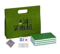 Ensemble de tuiles Mahjong, ensemble de Mahjong portable Petit, nappe, sac | Pièces de Mahjong chinois pour le de nuit d'un ami, un anniversaire de vacances