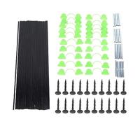 Ensemble de Tunnels de Culture pour Serre, répulsif Durable Contre Les Insectes, Protection des Animaux, Support d'ombrage pour Plantes de Jardin, légumes et Fleurs, Tige en