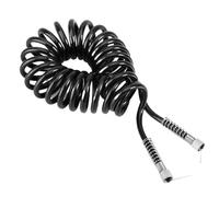 Ensemble de tuyau d'air spiralé - Tuyau d'air d'aérographe à enroulement de 0,3 cm | Kit de montage, remplacement de raccord industriel de 2,8 m, kit de tube à air, raccords de réparation pour adultes