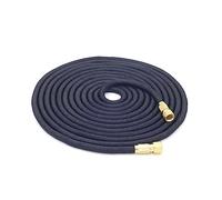 Ensemble de tuyau d'arrosage avec injecteur d'eau extensible, tuyau d'arrosage magique haute pression, pulvérisateur de pistolet de lavage de voiture(Only black hose,25ft-6M)