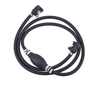 Ensemble de Tuyau de Carburant Universel de 1,8 m avec Bouchon d'extrémité, kit d'apprêt pour Tuyau de Carburant à Main et Embouts de réservoir pour Yamaha Mariner Hors-Bord de Bateau, Tract