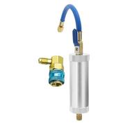 Ensemble de tuyaux de charge de réfrigérant R134A AC, kit de recharge de réfrigérant R134A | Tuyau de recharge de climatisation | Tuyau de Charge AC adaptateur, connecteur rapide, outil de rempl
