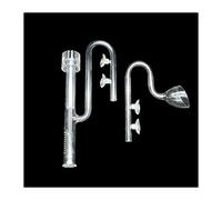 Ensemble de tuyaux d'entrée et de Sortie for Aquarium - Écumoire en Verre for Aquarium - Améliore Le débit d'eau et la Croissance des Plantes(Q-Set 17mm)