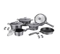 ROYALTY LINE_RL-ES2014M SILVER_Ensembles de batterie de cuisine à revêtement en marbre_60*37 * 43 cm