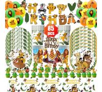 Ensemble de vaisselle de fête d'anniversaire Le Roi Lion, assiettes, gobelets, ballons Simba, bannière, toile de fond, sacs cadeaux, fournitures de fête pour enfants tablecloth