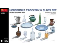 Ensemble De Vaisselle Et De Verres En Plastique Kit 1:35 Modèle MINIART