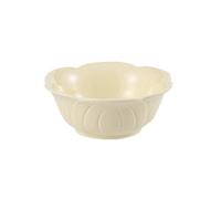 Ensemble de vaisselle japonaise créative avec poignée - Plat à tremper émaillé - 10,2 cm - Plat inversé en forme de fleur de prunier / jaune crème