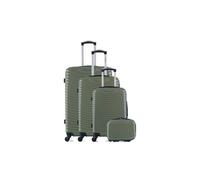Ensemble de valises Etna kaki : 3 / Grand format + format weekend + format cabine