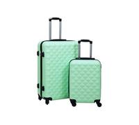 Ensemble de valises rigides 2 pcs Menthe ABS Vert menthe G