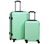 Ensemble de Valises Rigides 2 pcs Menthe ABS Bagages Trolley Voyage vidaXL