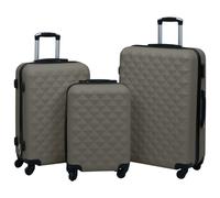 Ensemble De Valises Rigides 3 Pcs Anthracite Abs Gris