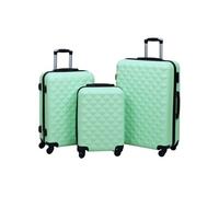 Ensemble De Valises Rigides 3 Pcs Menthe Abs Vert