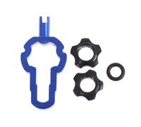 Ensemble De Valve Schrader Presta, Écrou De Conversion De Roue De Vélo Avec Clé D'installation