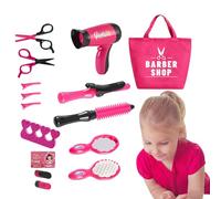 Ensemble de vanité de jeu, kit de jouets de styliste de sèche-cheveux pour filles | Jouet de coiffeur amusant pour la maison, la maternelle, Kit de jouets de Salon mignon pour le divertissement, jeu d
