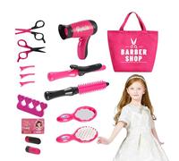 Ensemble de vanité de styliste - Kit de Jouets pour sèche-Cheveux, Ensemble de Maquillage coloré | Cadeau d'anniversaire pour , Jeu de rôle créatif et imaginatif, Kit de Jouets de Salon de déve