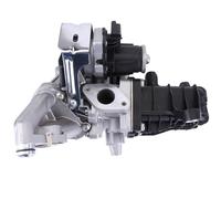 Ensemble de vanne EGR Recirculation des gaz d'échappement Compatible pour Citroen C4 II Compatible pour Peugeot 5008 3008 C5 III DS5 Compatible pour Picasso Grand Remplace 9807593080 1861749 2267338