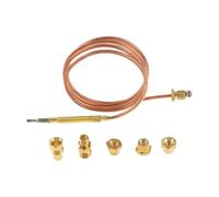 Ensemble de vannes à thermocouple gaz universelles, 5 pièces (60/90/150cm) avec composants fixes for appareils, fours et chauffe-eau(90cm)