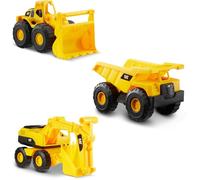 Ensemble de véhicules de construction pour enfants - SWAPY - Mini Crew Pack de 3 - Camion benne - Chargeur frontal