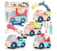 Ensemble De Véhicules D'ingénierie Pour Enfants, Démontage Et Assemblage, Véhicule De Transport, Vis, Bricolage, Démontage, Voiture Jouet Pour Garçon, Nouvelle Collection
