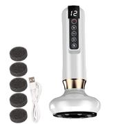 Ensemble de ventouses dynamiques intelligentes - ABS 3,5x3,5x7,5 pouces | Dispositif de ventouses sous vide avec contrôle de température à 12 niveaux, thérapie pour l'abdomen | Bras, jambe, taille, ha