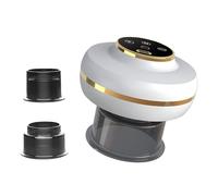 Ensemble de ventouses électriques portables avec 2 tasses, 3 vitesses de chaleur et option de vibration pour détoxification du corps Équipement de ventouses ABS