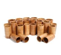 Ensemble de ventouses en bambou, 24 tasses, bocaux à feu, ensembles de thérapie par ventouses, ensemble de thérapie par ventouses chinoises, ensemble de ventouses pour déshumidification du corps