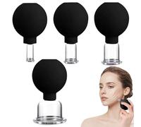 Ensemble de ventouses pour le visage, 4 pièces, 4 tailles, ensemble en Silicone pour Massage de beauté et soins du corps