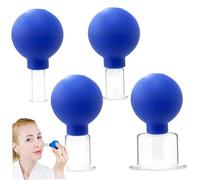 Ensemble de ventouses pour le visage (4 pièces) ventouses faciales en silicone anti-cellulite anti-rides et -âge pour les yeux le visage et le corps