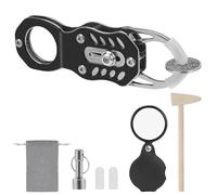 Ensemble de vérification de pièces de monnaie professionnel robuste en alliage d'aluminium résistant à la corrosion - Testeur de pièces portable