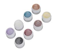 Ensemble de Vernis à Gel à Ongles Massif avec Conception de Paillettes, Crème Vertige Ongles Nails Ntiaux Grains Nrôlés 8 Couleurs pour le Salon et Usage Domestique