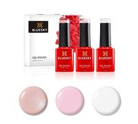 Ensemble de vernis à ongles en gel bluesky, nus nus, Misty D275, Glow d'hiver 80611, lingerie nue 80564, 3 x 5 ml, blanc, crème, pastel, rose (nécessite un uvp UVP)
