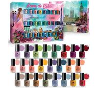 Ensemble De Vernis À Ongles ""Envie De Color""-Collection Complète De 24 Couleurs Éclatantes,Nacrées (Ensemble #B)