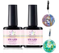 Ensemble de vernis UV en résine brillante et mate avec pinceau