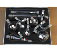 Ensemble de verrerie de laboratoire 19/22 - Kit de chimie organique de 15 pièces for une utilisation en laboratoire