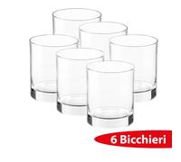 Bormioli Rocco Verres à eau Cortina – Lot de 3, 25,5 cl