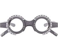 Ensemble de verres d'essai optiques, monture de verres d'essai, monture de lunettes, équipement d'optométrie, verres d'essai en titane, texte pour opticien, pièces de verres d'essai (Couleur