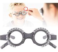 Ensemble de verres d'essai optiques, monture de verres d'essai optiques, monture de verres d'essai pour optométrie, opticien, monture de verres d'essai réglables, texte Opticien PD52, PD54,