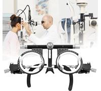 Ensemble de verres d'essai optiques, monture de verres d'essai optiques, monture d'essai réglable, monture de verres d'essai optiques, écart pupillaire 50-80 mm 58G, ultralégère, monture de