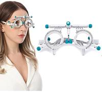 Ensemble de verres d'essai optiques, monture de verres d'essai optiques, optométrie, opticien, monture de verres d'essai optiques, écart pupillaire (PD) 48 mm à 80 mm, monture d'essai optiqu