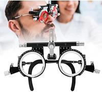 Ensemble de verres d'essai optiques, monture de verres d'essai réglable, écart pupillaire (PD) de 54 à 70 mm, monture de lunettes d'optométrie ultralégère en titane, idéale pour les écoles,