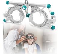 Ensemble de verres d'essai optiques, monture d'essai universelle ajustable pour des tests de vue précis, construction en titane pour une durabilité accrue, idéal pour les optométristes et le