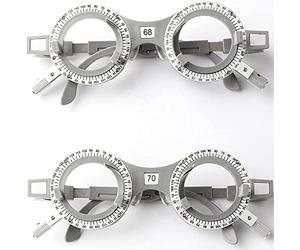 Ensemble de verres d'essai optiques, monture en alliage, écart pupillaire (EP) 52, 54, 56, 58, 60, 62, 64, 66, 68, 70 mm, monture pour test de vue en optométrie, lunettes d'essai pour optici