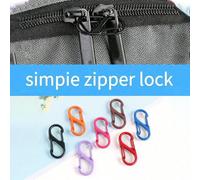 Ensemble de verrouillage de fermeture éclair de sac à dos, mousqueton double à ouverture double de type S, accessoires essentiels de voyage pour femmes, croisière, camping, plage, vacances, rentrée sc