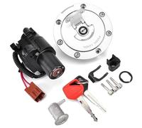 Ensemble de Verrouillage du Bouchon de réservoir de Carburant et du contacteur d'allumage avec clés pour Honda CBR600RR 2007-2017 35010-MFJ-A40 35010-MJC-A00